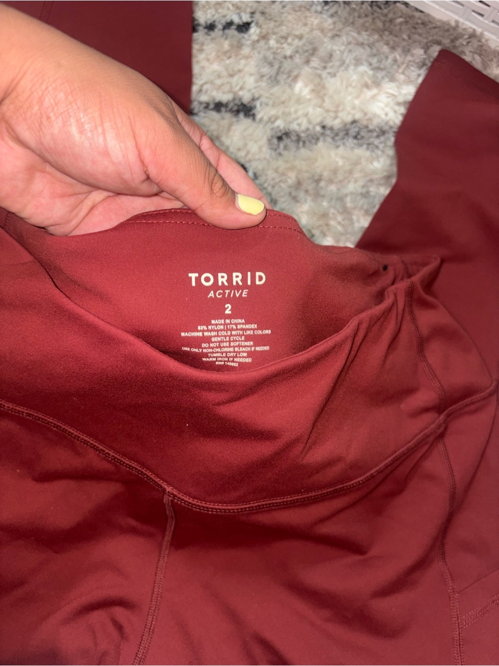 Torrid high waisted leggings size 2